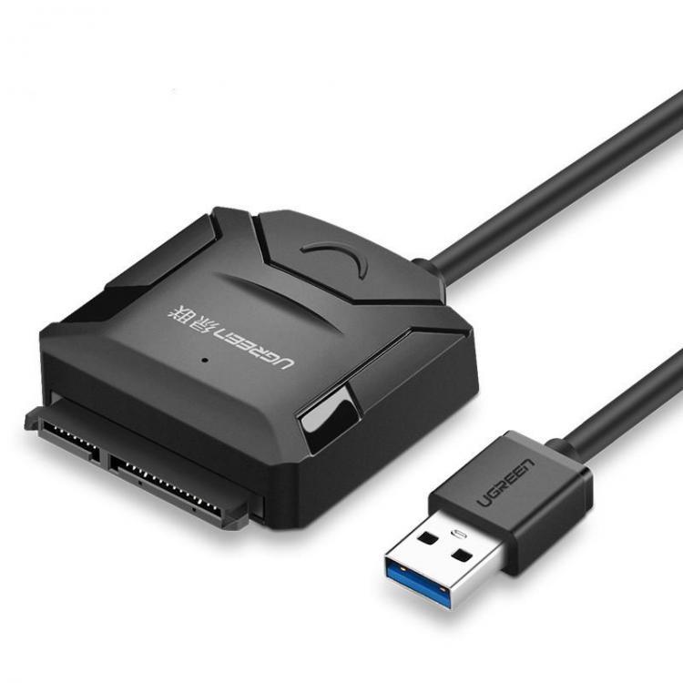 all in one place ציוד היקפי Ugreen USB 3.0 to SATA Hard Disk Enclosures HDD SDD Hard Drive Converter Cable