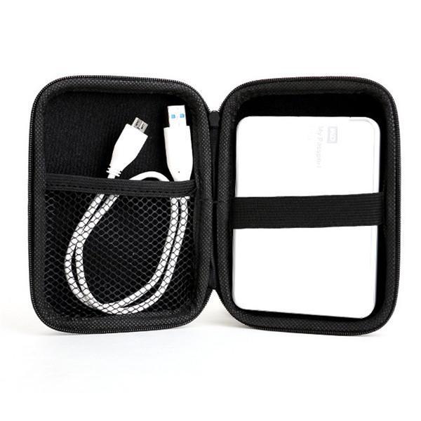 all in one place ציוד היקפי Black Portable Zipper 2.5 Inch Hard Disk Drive Case Bag Caddy Pouch Protection