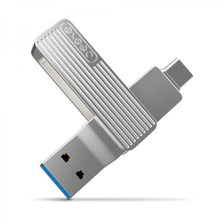 all in one place ציוד היקפי Jesis 2-in-1 USB 3.0 To Type-C 32G 64G OTG USB Flash Drive 360&deg; Rotation Design Memory Disk
