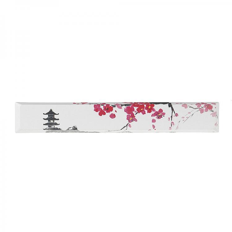 all in one place ציוד היקפי Five-sided Dyesub PBT Pagoda Plum Blossom Space Bar 6.25u Novelty Keycap
