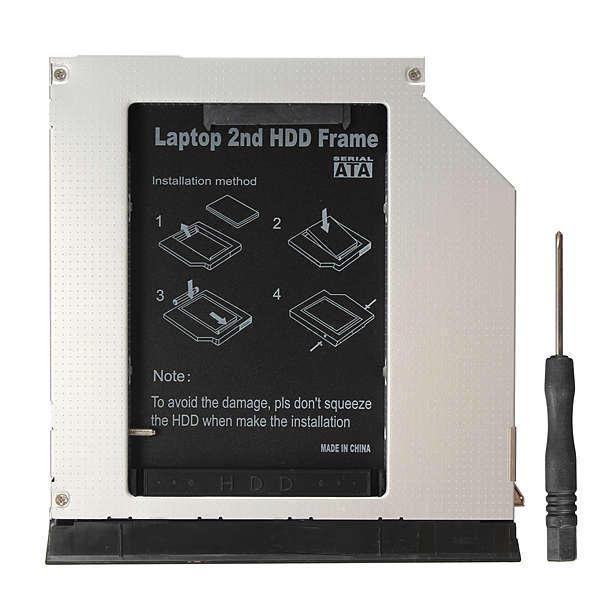 all in one place ציוד היקפי SATA 2nd HDD SSD Caddy Bay Adapter for Dell E6330 E6430 E6430s