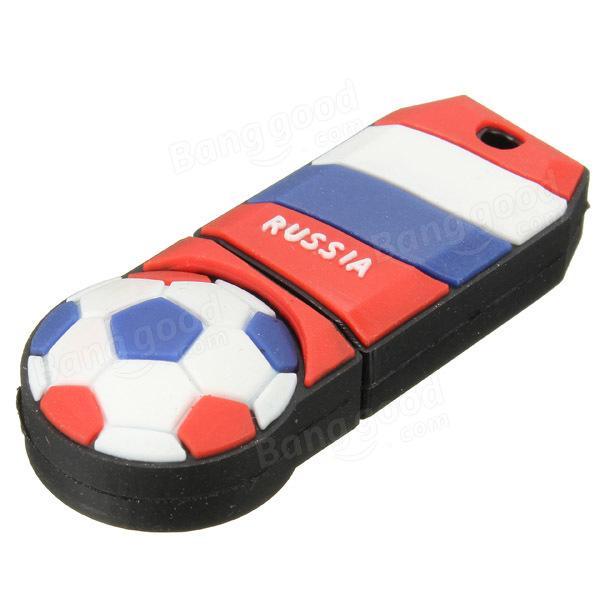 all in one place ציוד היקפי 32GB USB 2.0 World Cup Football Model Flash Drive Memory U Disk