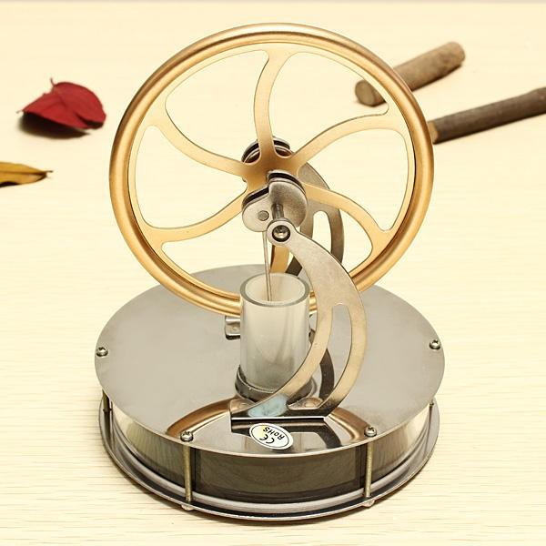 all in one place צעצועים, תחביבים ופנאי STEM Low Temperature Difference Stirling Engine DIY Toy Gift Decor Collection