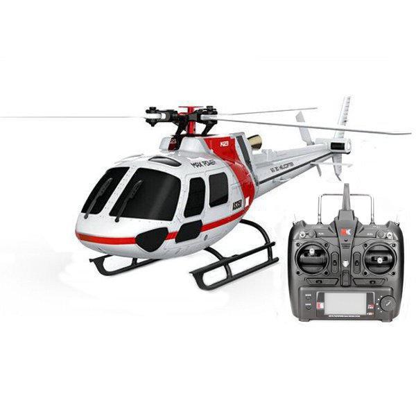 all in one place צעצועים, תחביבים ופנאי XK K123 6CH Brushless AS350 Scale RC Helicopter RTF Mode 2
